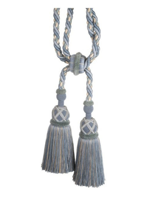 Scalamandre Safari Cut Fringe Tieback A Teal Trim PL44770421