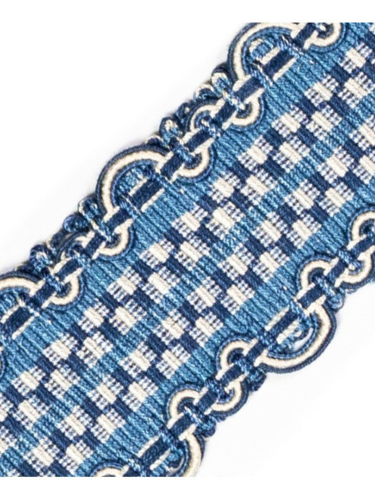 Scalamandre Safari Braid Sapphire Trim Sample PL44410422
