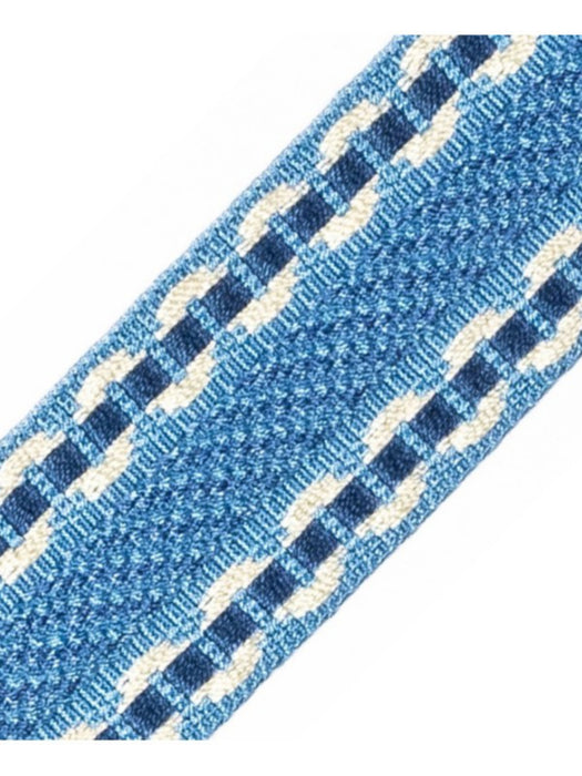 Scalamandre Safari Galon Sapphire Trim Sample PL44460422