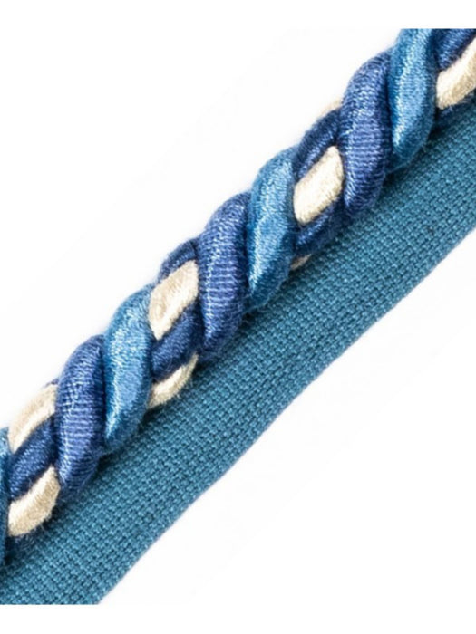 Scalamandre Safari Cord With Tape A Sapphire Trim PL44590422