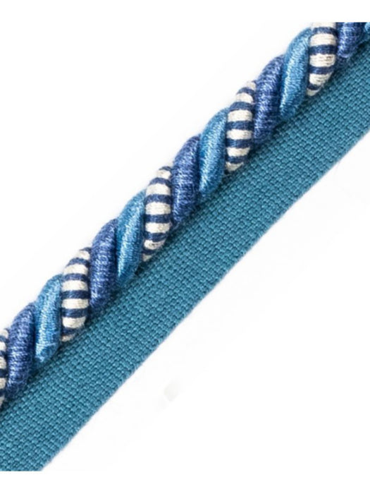 Scalamandre Safari Cord With Tape B Sapphire Trim PL44640422