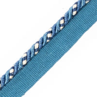 Scalamandre Safari Cord With Tape C Sapphire Trim PL44660422