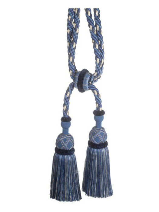 Scalamandre Safari Cut Fringe Tieback A Sapphire Trim Sample PL44770422