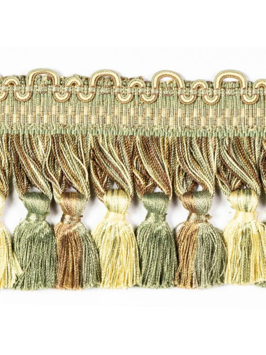 Scalamandre Safari Tassel Fringe Sage Trim Sample PL44440423