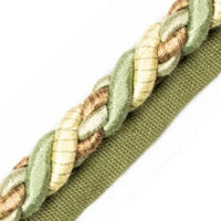 Scalamandre Safari Cord With Tape A Sage Trim PL44590423