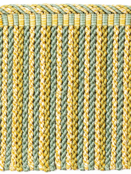 Scalamandre Safari Bullion Fringe B Seafoam/Gold Trim Sample PL44200424