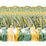 Scalamandre Safari Tassel Fringe Seafoam/Gold Trim PL44440424