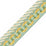 Scalamandre Safari Piping With Tape Seafoam/Gold Trim PL44560424