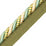 Scalamandre Safari Cord With Tape B Seafoam/Gold Trim PL44640424