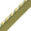Scalamandre Safari Cord With Tape C Seafoam/Gold Trim PL44660424