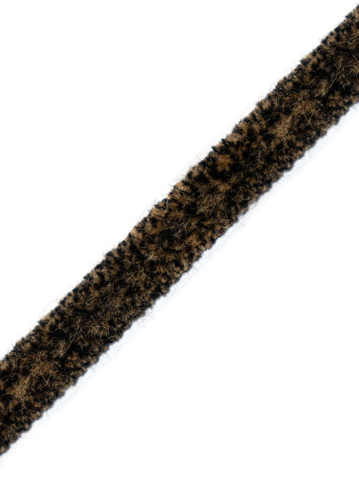 Scalamandre Safari Tweeded Chenille A Black/Gold Trim PL44490426