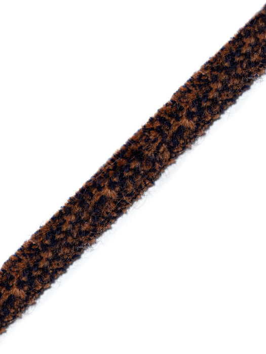 Scalamandre Safari Tweeded Chenille B Plum/Gold Trim PL44500428