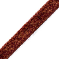 Scalamandre Safari Tweeded Chenille B Garnet/Gold Trim PL44500430