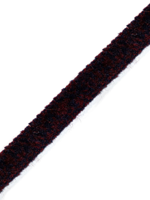 Scalamandre Safari Tweeded Chenille A Navy/Garnet Trim PL44490438