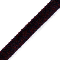 Scalamandre Safari Tweeded Chenille B Navy/Garnet Trim PL44500438