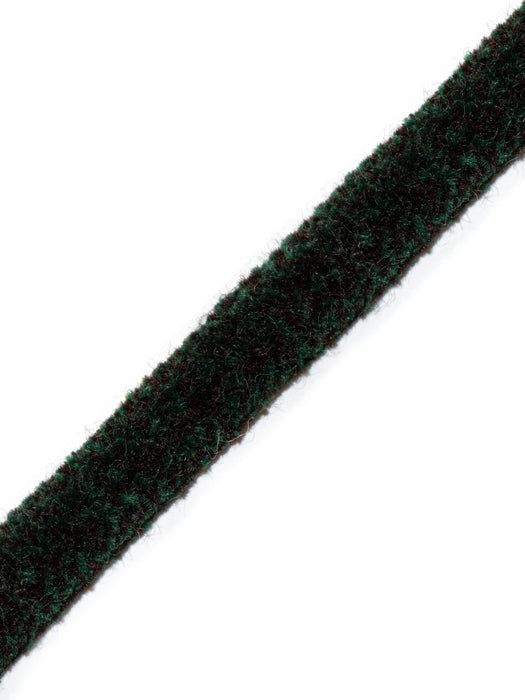 Scalamandre Safari Tweeded Chenille B Hunter/Black Trim Sample PL44500443