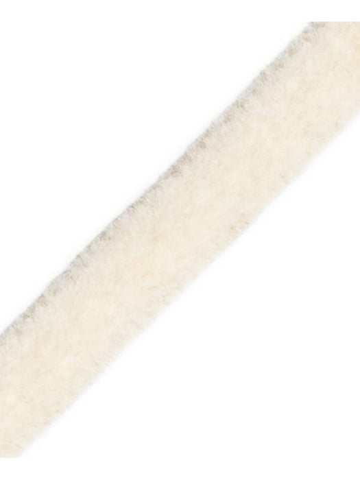 Scalamandre Safari Tweeded Chenille B Blanc Trim Sample PL44500447