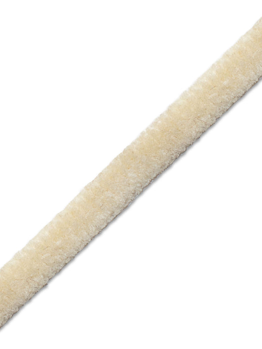 Scalamandre Safari Tweeded Chenille A Ecru Trim Sample PL44490448