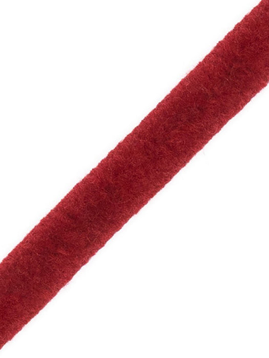 Scalamandre Safari Tweeded Chenille A Red Trim Sample PL44490458