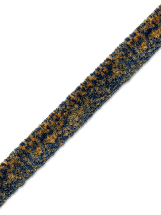 Scalamandre Safari Tweeded Chenille B Royal/Gold Trim PL44500465