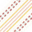 Scalamandre Milady Flat Tape Pastels/Cream Trim PL50460501