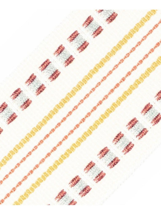 Scalamandre Milady Flat Tape Pastels/Cream Trim Sample PL50460501