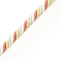 Scalamandre Milady Cord With Tape A Pastels/Cream Trim PL50660501