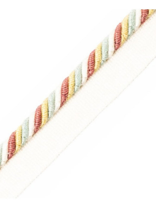 Scalamandre Milady Cord With Tape A Pastels/Cream Trim PL50660501