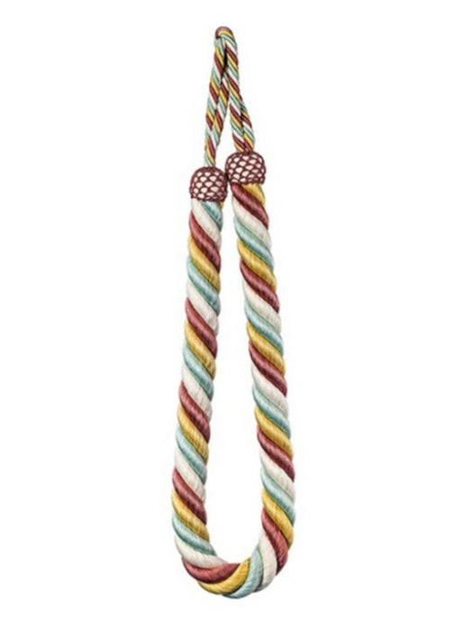 Scalamandre Milady Rope Tieback Pastels/Cream Trim PL50730501