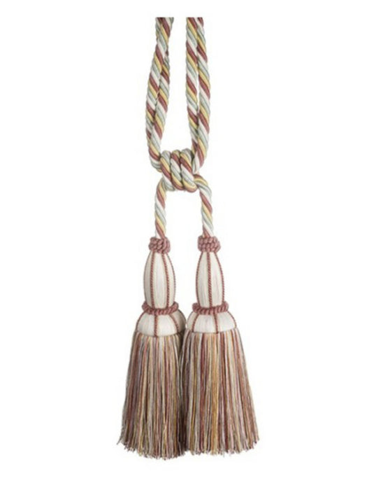 Scalamandre Milady Cut Fringe Tieback Pastels/Cream Trim PL50770501