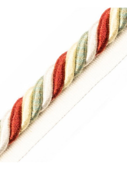 Scalamandre Milady Cord With Tape B Antique/Cream Trim Sample PL50590502
