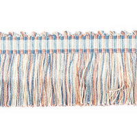 Scalamandre Milady Cut Fringe Summer Sky/Cream Trim PL50430503