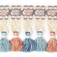 Scalamandre Milady Tassel Fringe Summer Sky/Cream Trim PL50440503