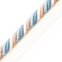 Scalamandre Milady Cord With Tape C Summer Sky/Cream Trim PL50640503