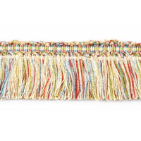 Scalamandre Milady Brush Fringe Spectrum/Cream Trim PL50480504