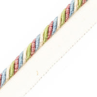 Scalamandre Milady Cord With Tape A Spectrum/Cream Trim PL50660504