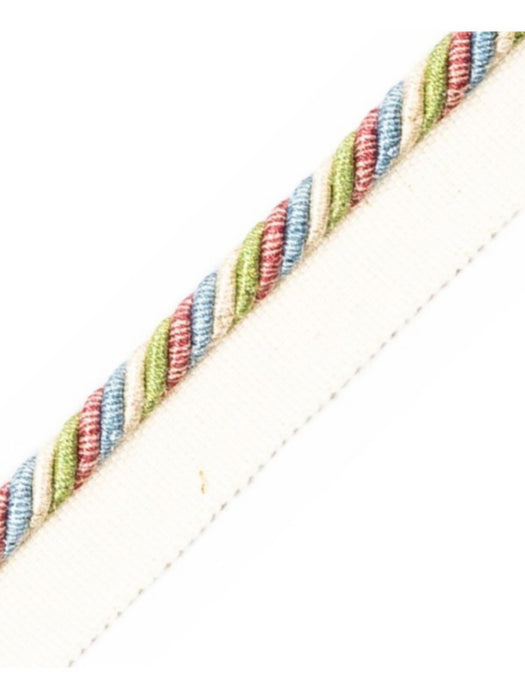 Scalamandre Milady Cord With Tape A Spectrum/Cream Trim PL50660504