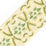 Scalamandre Milady Tape Meadow/Beige Trim PL50410505