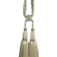 Scalamandre Milady Cut Fringe Tieback Meadow/Cream Trim PL50770505