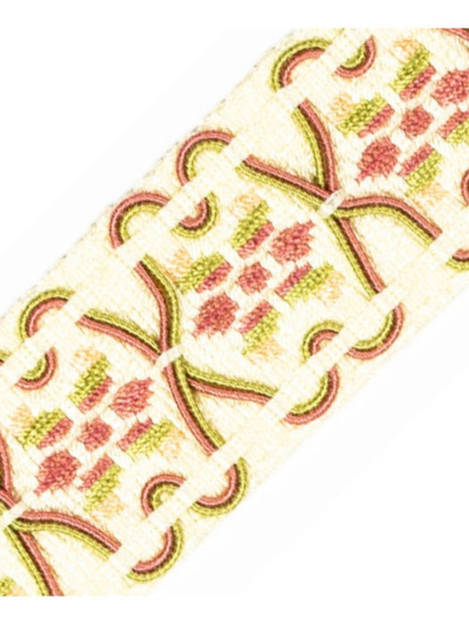 Scalamandre Milady Tape Spring Bouquet Trim Sample PL50410506