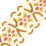 Scalamandre Milady Tape Spring Bouquet Trim PL50410506