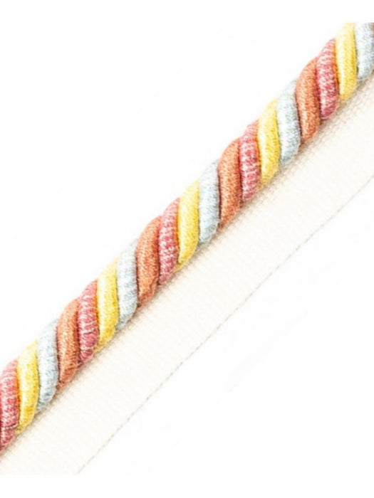Scalamandre Milady Cord With Tape C Cotton Candy Trim Sample PL50640508