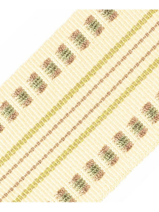 Scalamandre Milady Flat Tape Jade/Cream Trim PL50460509