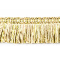 Scalamandre Milady Brush Fringe Jade/Cream Trim PL50480509