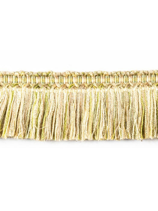 Scalamandre Milady Brush Fringe Jade/Cream Trim PL50480509