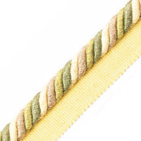 Scalamandre Milady Cord With Tape C Jade/Cream Trim PL50640509