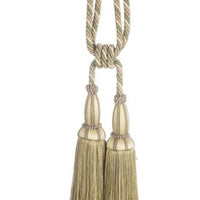 Scalamandre Milady Cut Fringe Tieback Jade/Cream Trim PL50770509