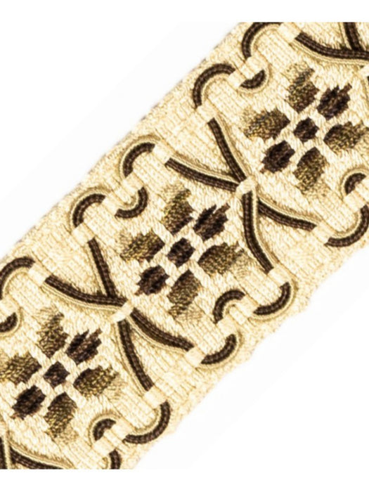 Scalamandre Milady Tape Cappuccino Trim Sample PL50410510