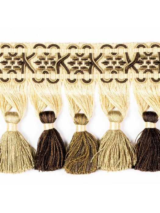 Scalamandre Milady Tassel Fringe Cappuccino Trim Sample PL50440510