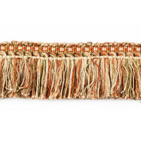 Scalamandre Milady Brush Fringe Terracotta/Moss Trim PL50480512